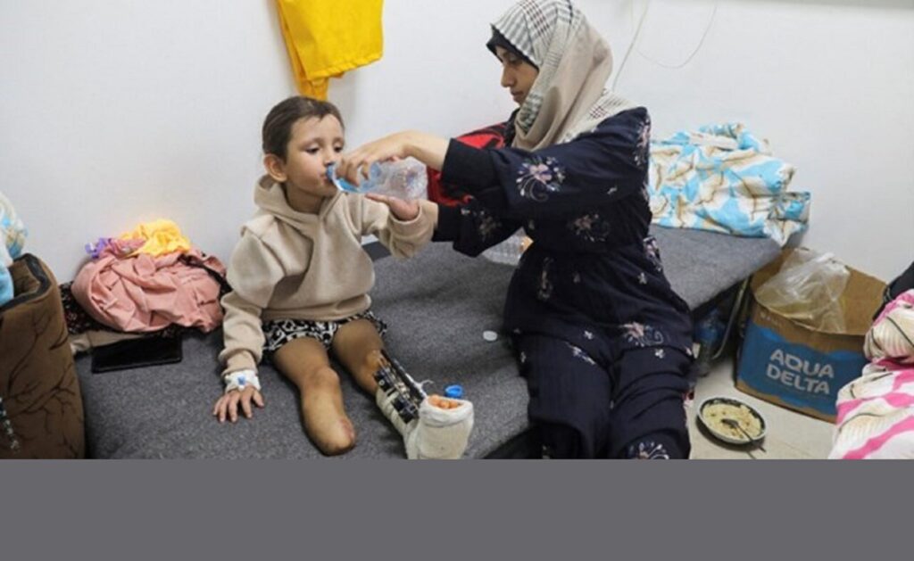 کودک معلول در غزه