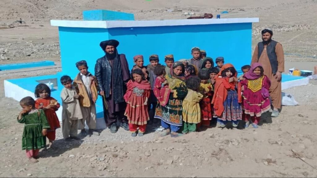 ساخت شبکه آب رسانی در زابل افغانستان